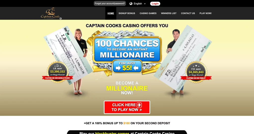 captain cooks casino app